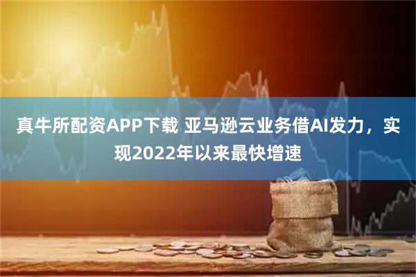 真牛所配资APP下载 亚马逊云业务借AI发力，实现2022年以来最快增速